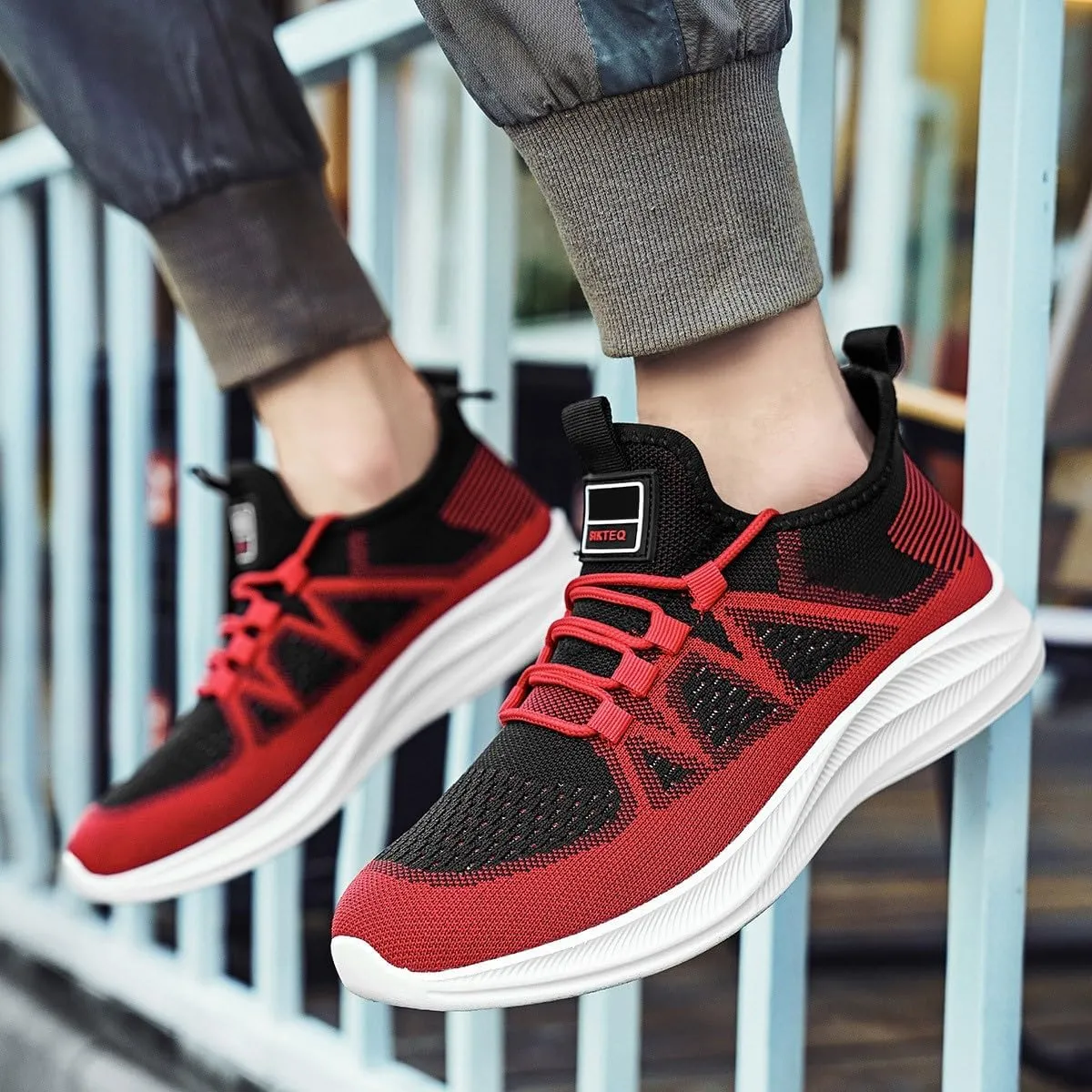 Arch Support Sports Shoes for Men Fashion Breathable Running Shoes Cushion Sneakers Comfortable for Men