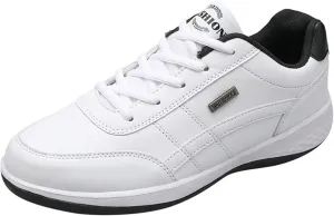 Arch Support Sports Shoes for Men Round Toe Breathable Running Shoes Fashion Lace Up Athletic Sneaker for Men