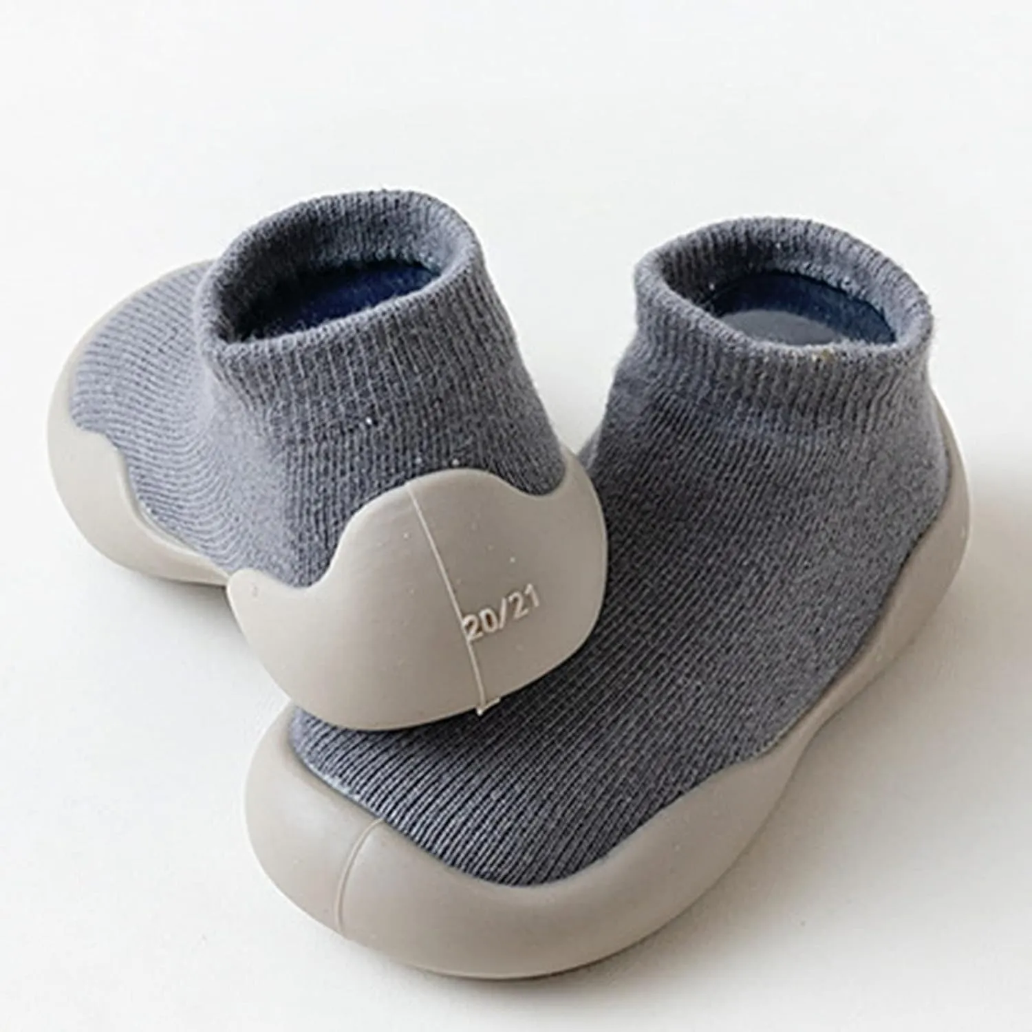 Baby Boy First Walking Sock Shoes Knitting Mesh Breathable Socks Slip on Casual Socks Shoes Lightweight Slippers Toddlers Newborn Infant Sneakers