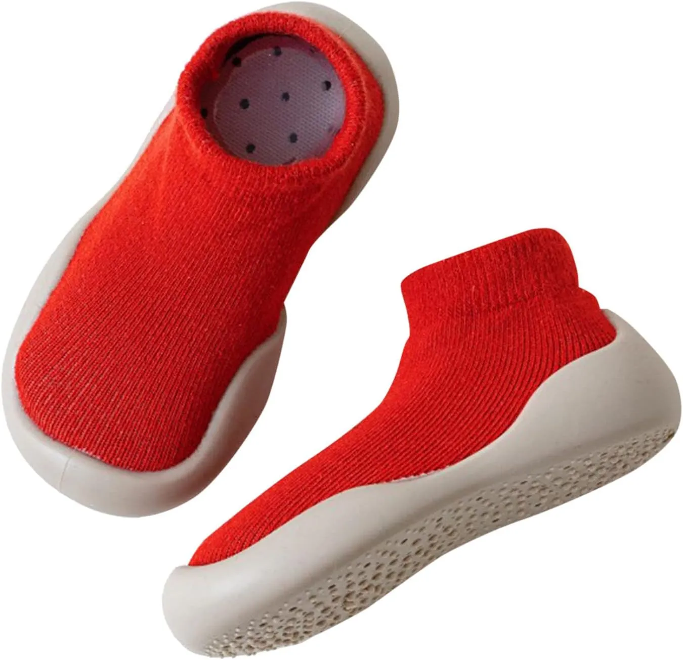 Baby Boy First Walking Sock Shoes Knitting Mesh Breathable Socks Slip on Casual Socks Shoes Lightweight Slippers Toddlers Newborn Infant Sneakers