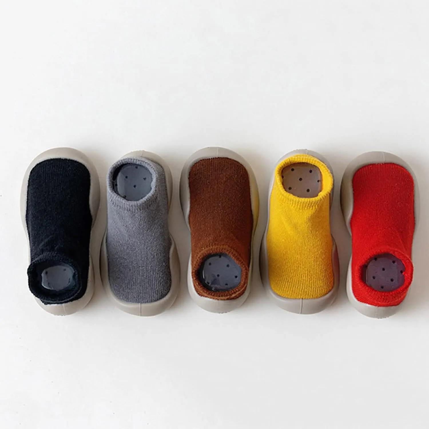 Baby Boy First Walking Sock Shoes Knitting Mesh Breathable Socks Slip on Casual Socks Shoes Lightweight Slippers Toddlers Newborn Infant Sneakers