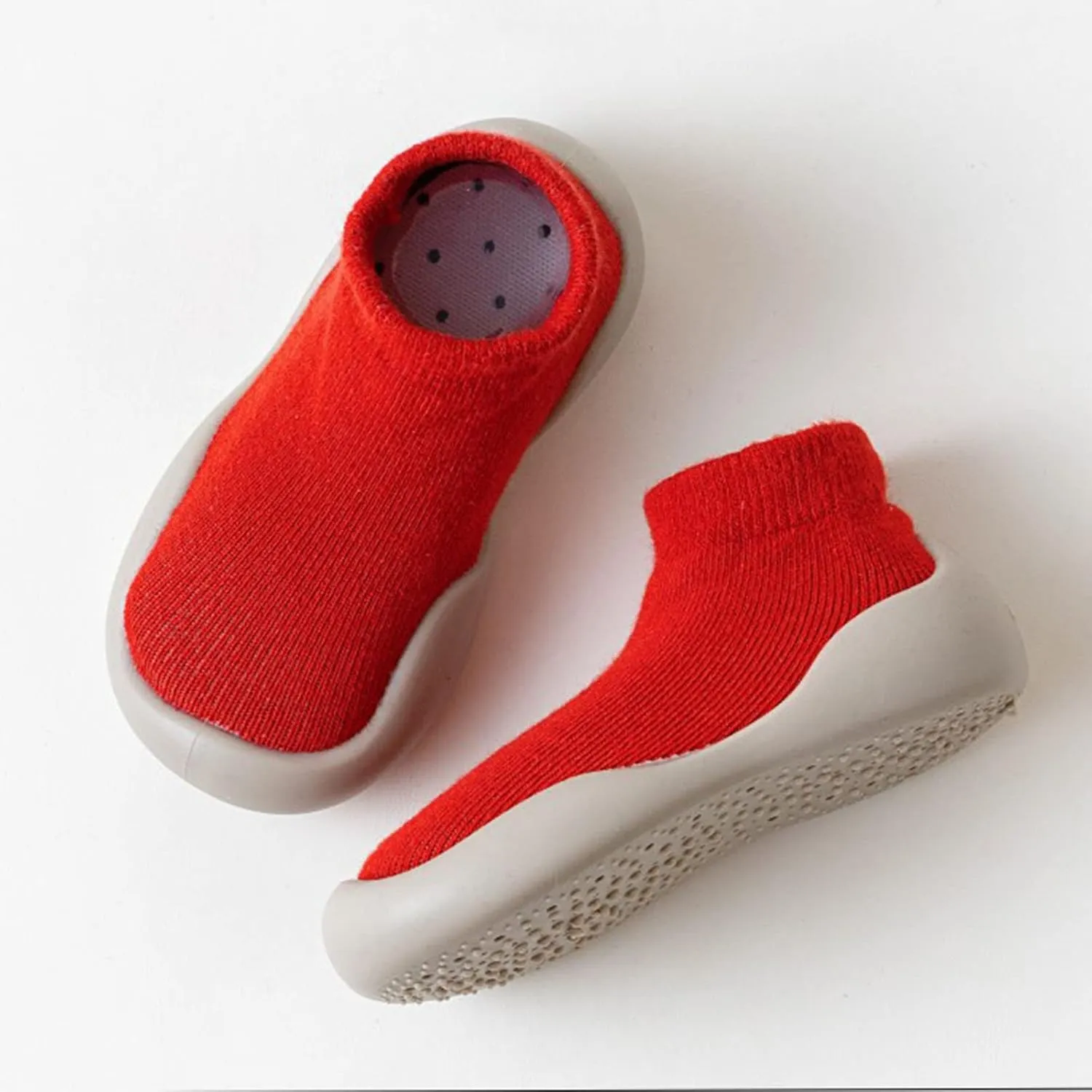 Baby Boy First Walking Sock Shoes Knitting Mesh Breathable Socks Slip on Casual Socks Shoes Lightweight Slippers Toddlers Newborn Infant Sneakers