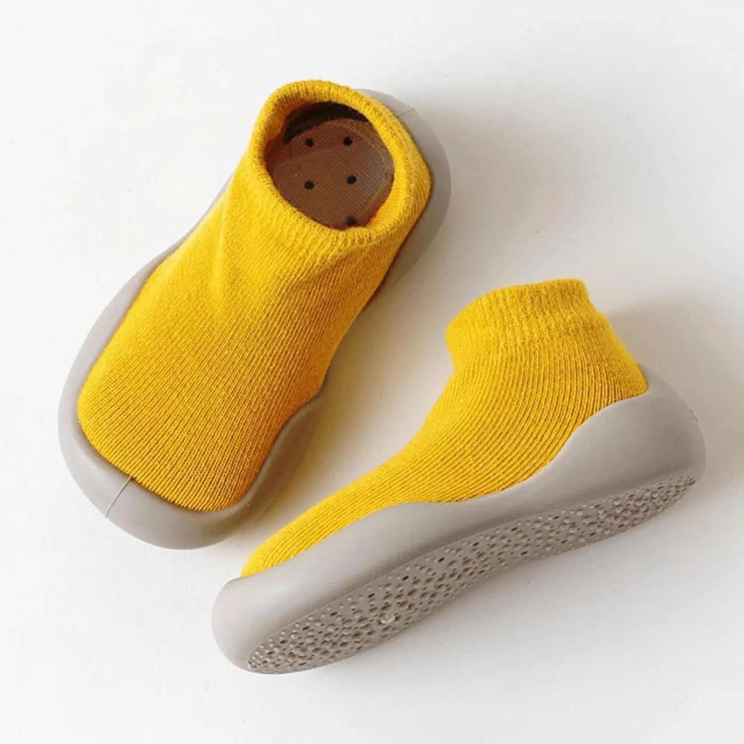 Baby Boy First Walking Sock Shoes Knitting Mesh Breathable Socks Slip on Casual Socks Shoes Lightweight Slippers Toddlers Newborn Infant Sneakers