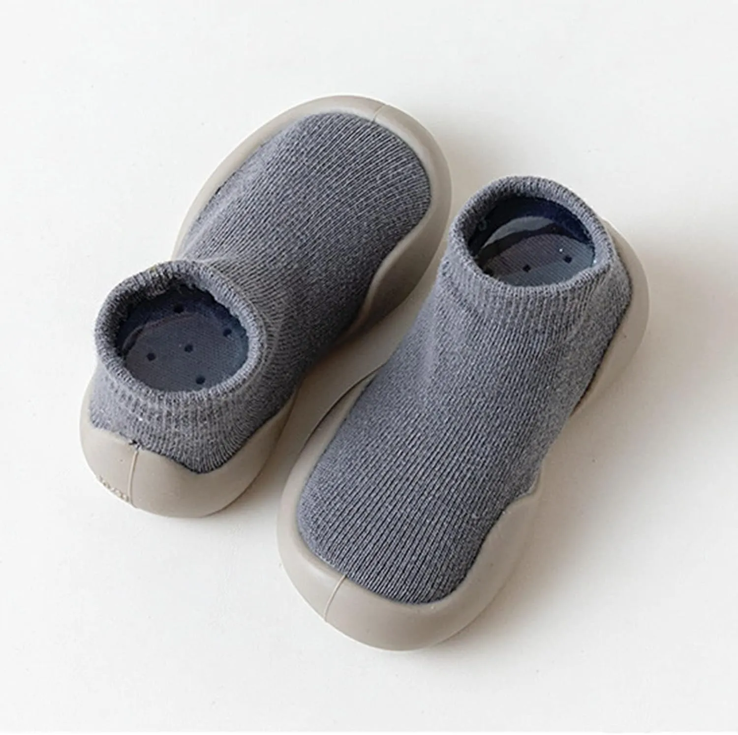 Baby Boy First Walking Sock Shoes Knitting Mesh Breathable Socks Slip on Casual Socks Shoes Lightweight Slippers Toddlers Newborn Infant Sneakers