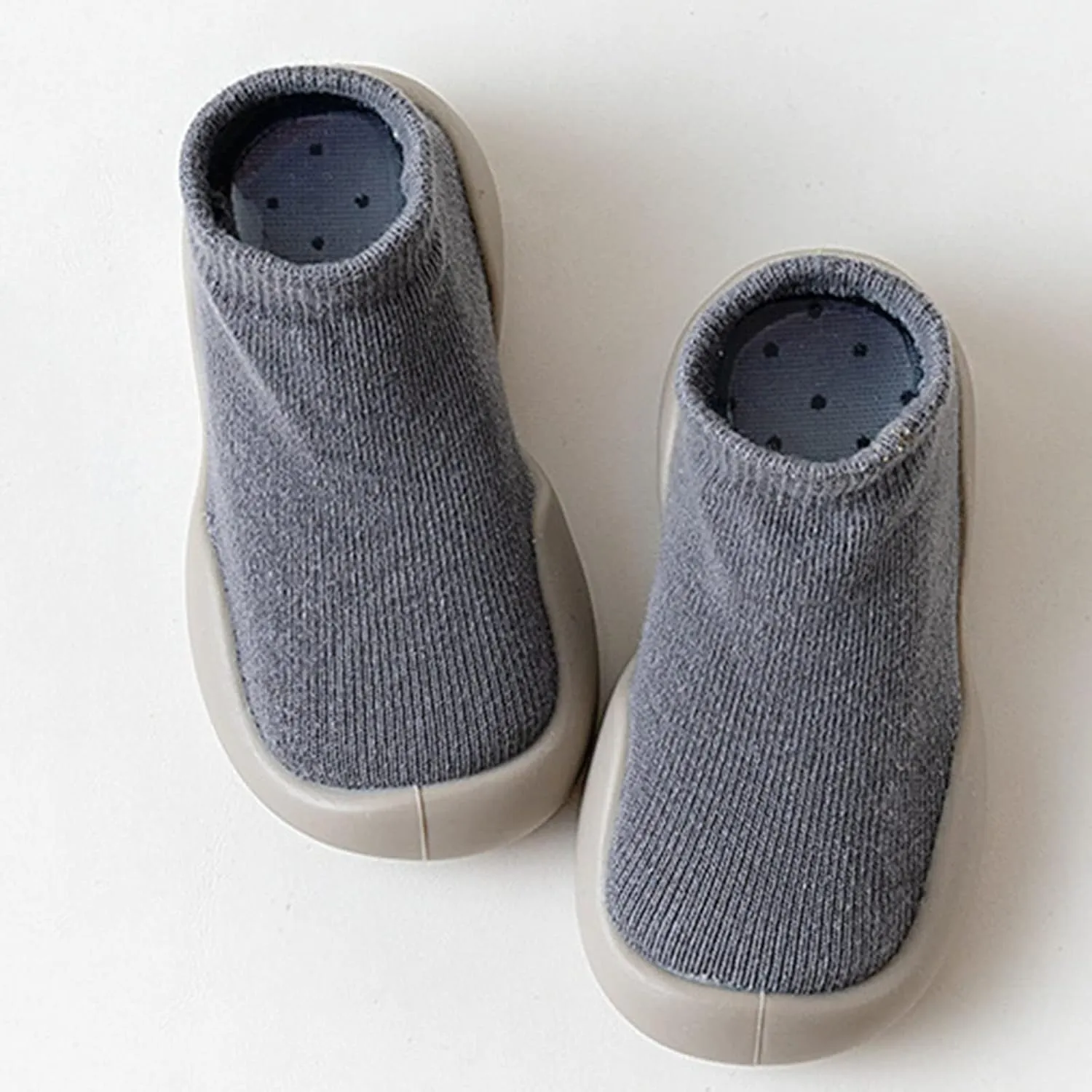 Baby Boy First Walking Sock Shoes Knitting Mesh Breathable Socks Slip on Casual Socks Shoes Lightweight Slippers Toddlers Newborn Infant Sneakers