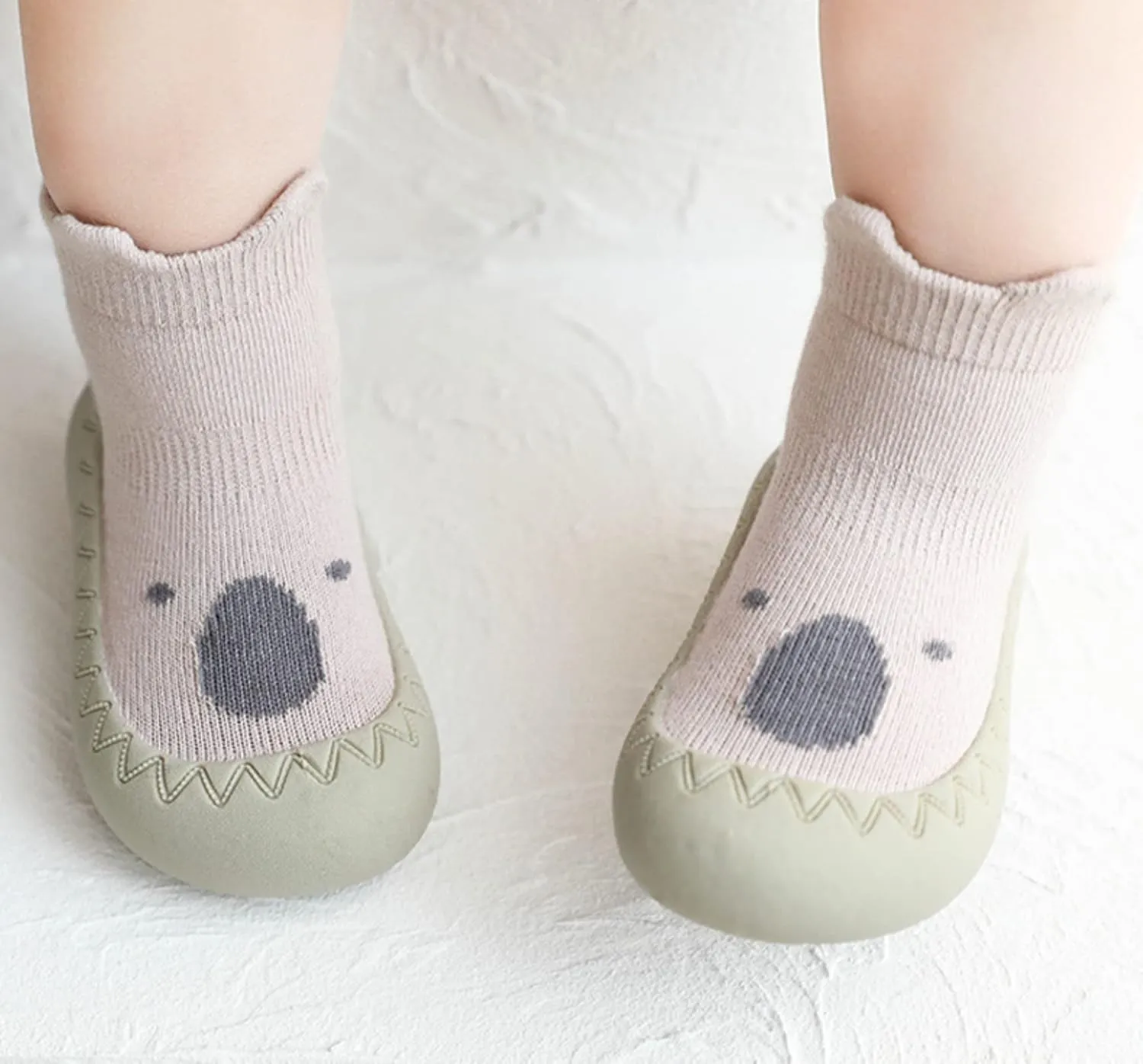 Baby Toddler Non-skid Sock Shoes Non Slip Floor Slipper for Boys Girls First Walking 2 Pairs
