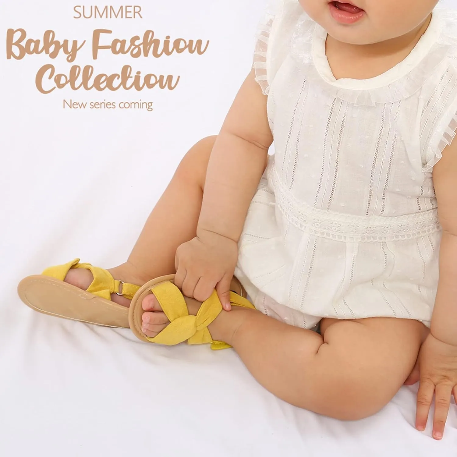 Childrens Flat Wide Sandals Open Toe Adjusted Buckle Strap Shoes Baby Boys Girls Kids Summer Cork Footbed Sandals