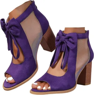 Chunky Heels For Women Wedding Chunky Block Open Toe Ankle Strap Heeled Sandals Comfortable Party Dress Pumps Shoes