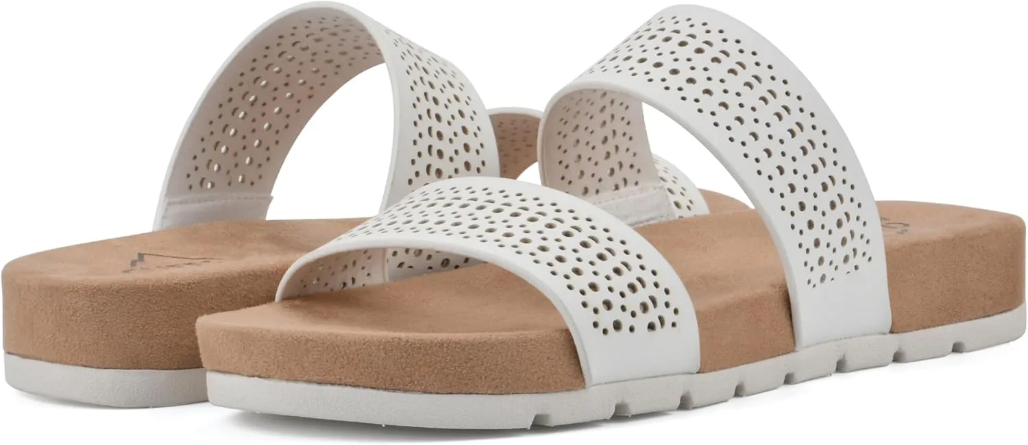 CLIFFS BY WHITE MOUNTAIN Women's Thrilled Slide Sandal