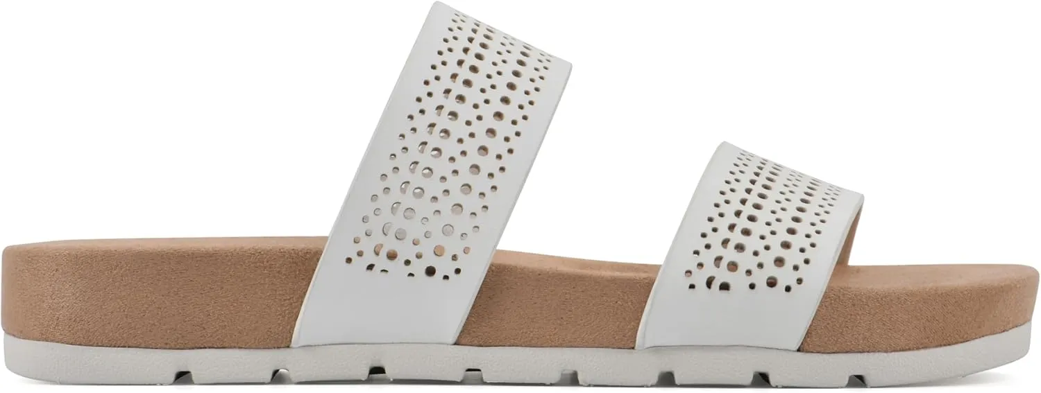 CLIFFS BY WHITE MOUNTAIN Women's Thrilled Slide Sandal