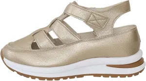 Closed Toe Hollow-Out Sandals for Women Plus Size Platform Wedge Sandals Casual Buckle Ankle Strap Shoes Summer Comfortable Weaving Shoes Height-Boosting Thick Sole Shoe