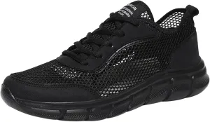 Fashion Spring and Summer Men Sports Shoes Flat Bottom Lightweight Fly Woven Mesh Hollow Casual Sneaker Boots for Men