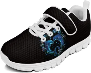 Girls Active Sneakers Boys Running Shoes Kids Slip On Trainers
