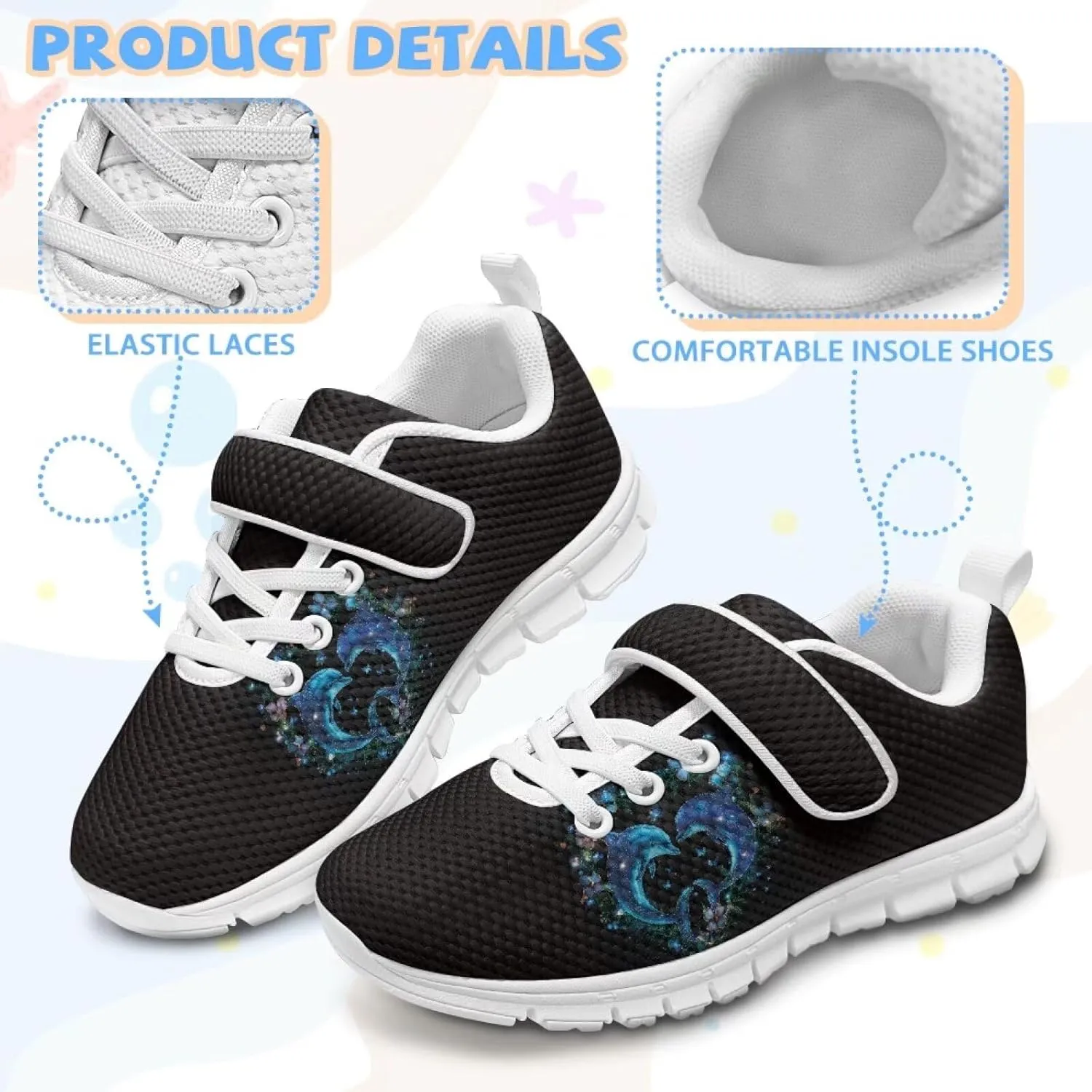 Girls Active Sneakers Boys Running Shoes Kids Slip On Trainers