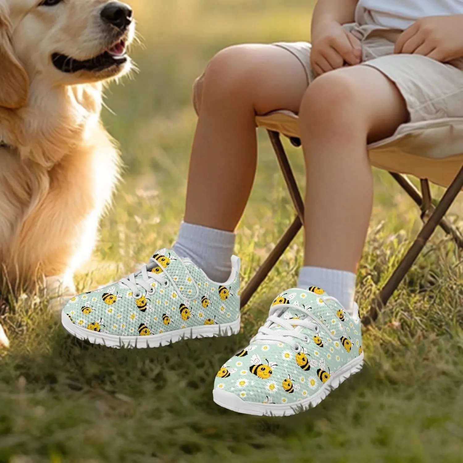Girls Active Sneakers Boys Running Shoes Kids Slip On Trainers