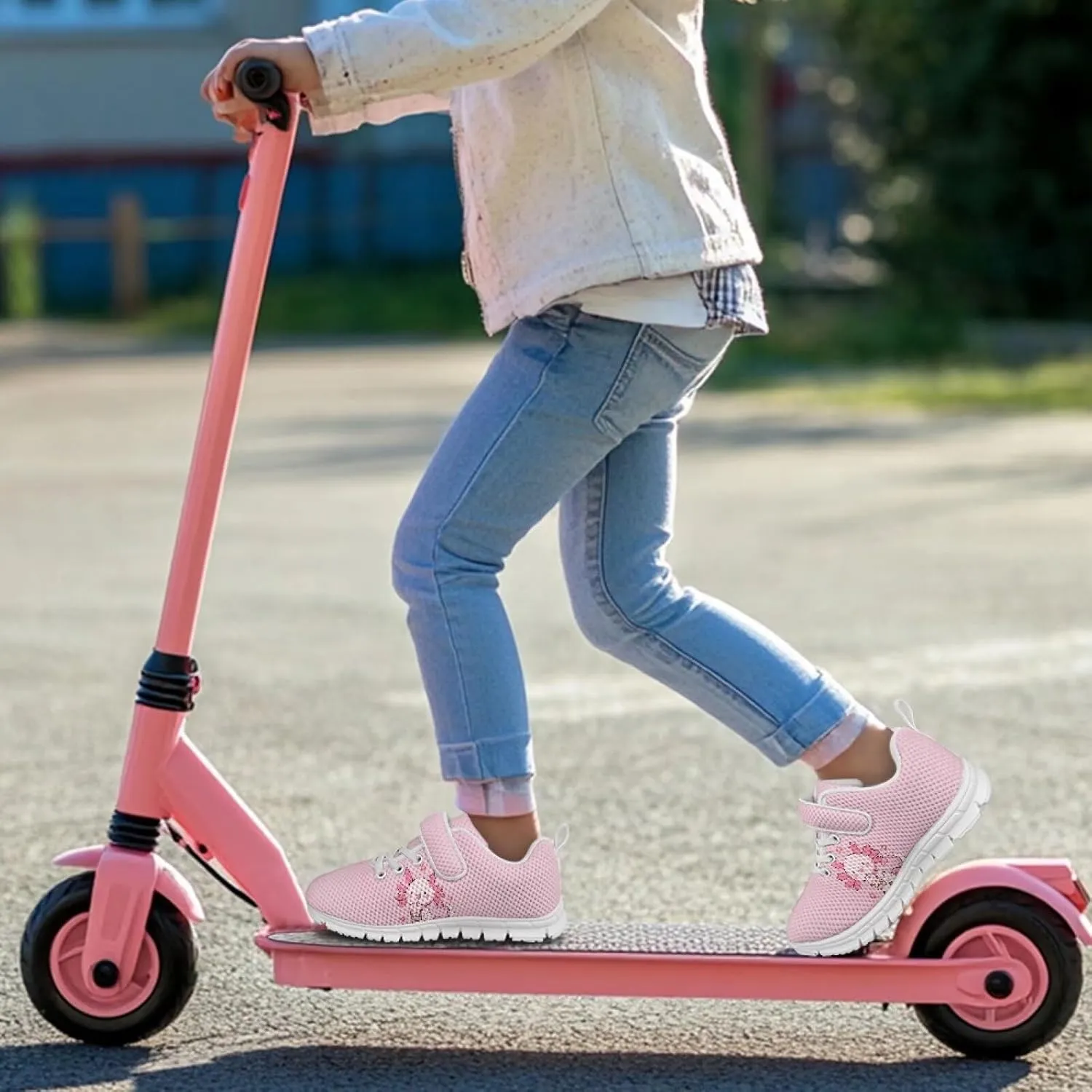 Girls Slip on Shoes Boys Walking Running Shoes for Kids Active