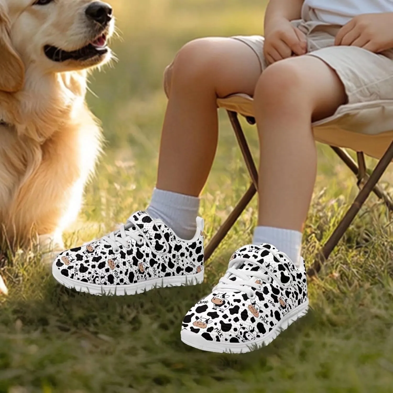 Girls Slip on Shoes Boys Walking Running Shoes for Kids Active