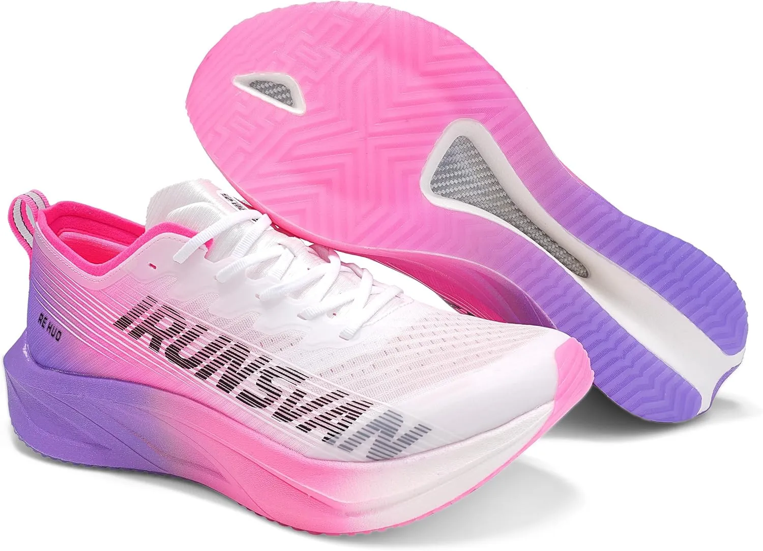 Heat 2.0 Carbon Plate Marathon Running Shoes for Men Anti-Slip Ultra-Light Rebound Athletic Man Sport Shoes Sneakers