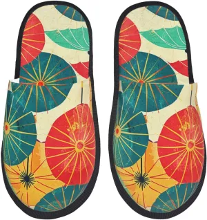 House Slippers For Women Men Fuzzy House Shoes Non-Slip Spa Slippers Winter Warm Ladies Slippers For Indoor Outdoor
