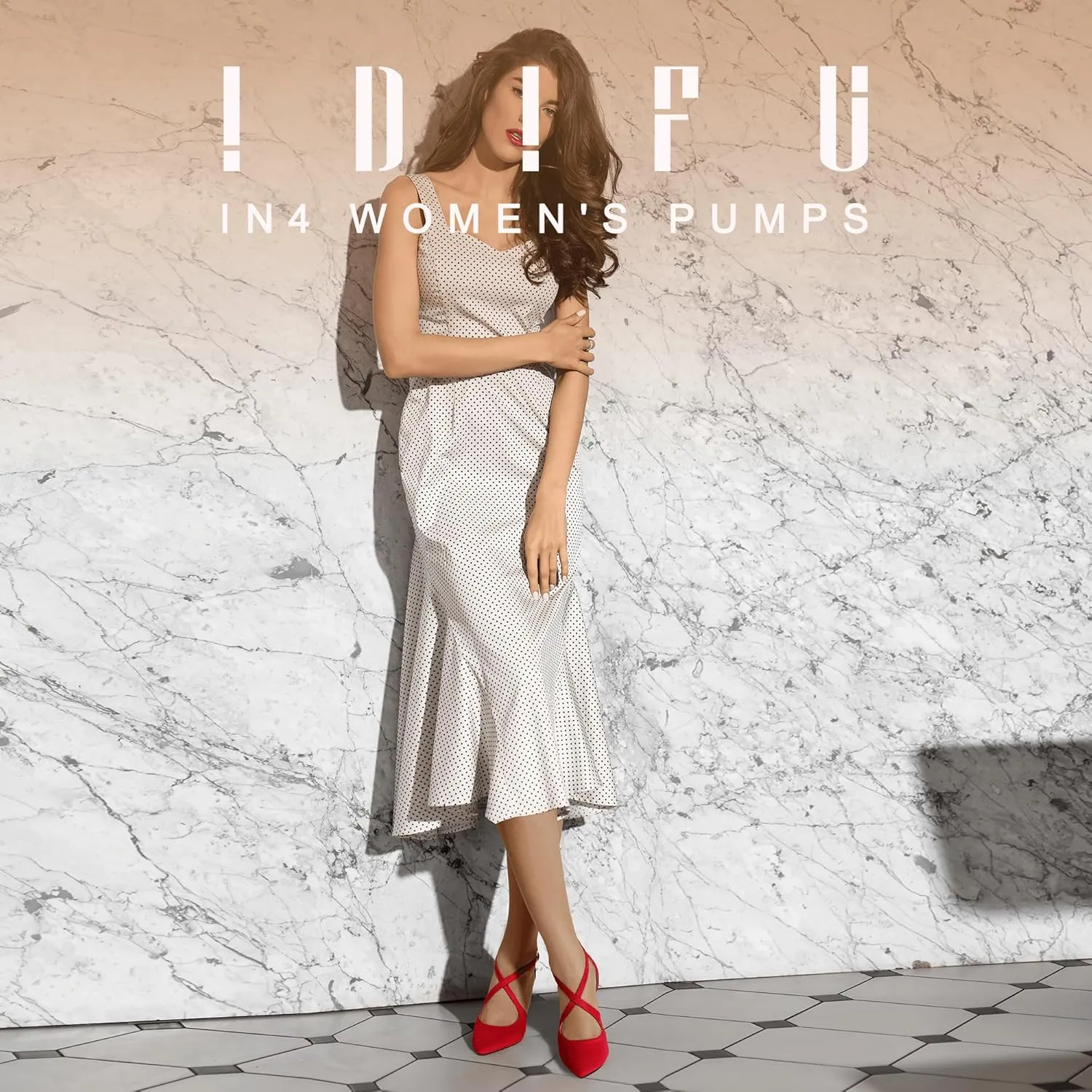 IDIFU IN4 Women's Pumps Closed Toe Heels Stiletto High Heels Strappy Heels Wedding Bridal Office Homecoming Work Prom Dress Shoes for Women Bride Comfortable Dressy Formal Pointed Toe Zip Pumps Heels