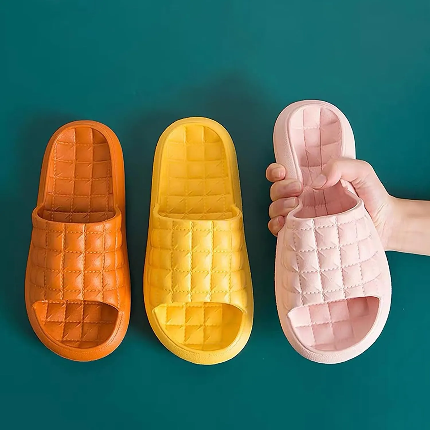 Indoor Slippers Travel Slippers for Women Foldable Shower Shoes Quick Drying Sandals Indoor and Outdoor