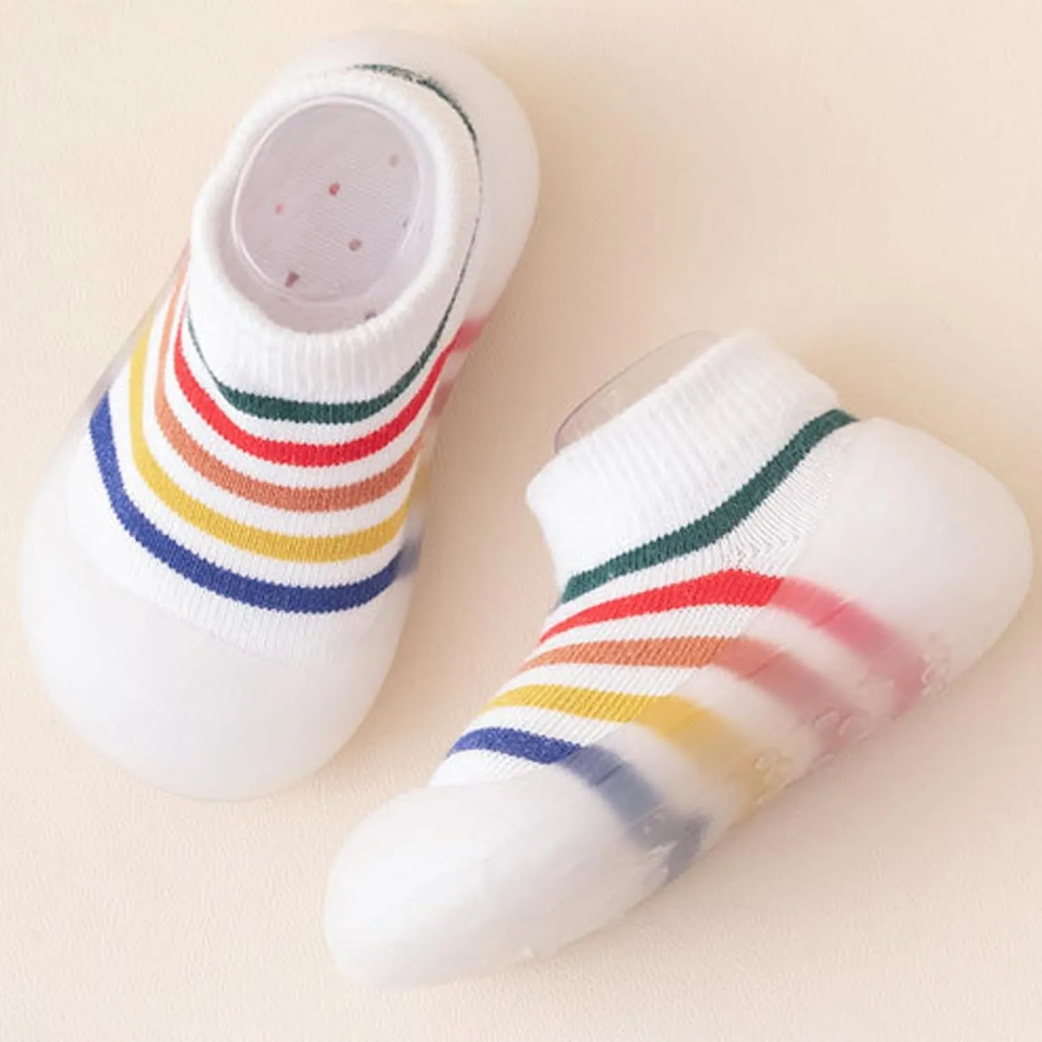 Infant Boys and Girls Indoor and Outdoor Sports Shoes Cotton Mesh Breathable Lightweight Sock Shoes Cozy Baby Shoes