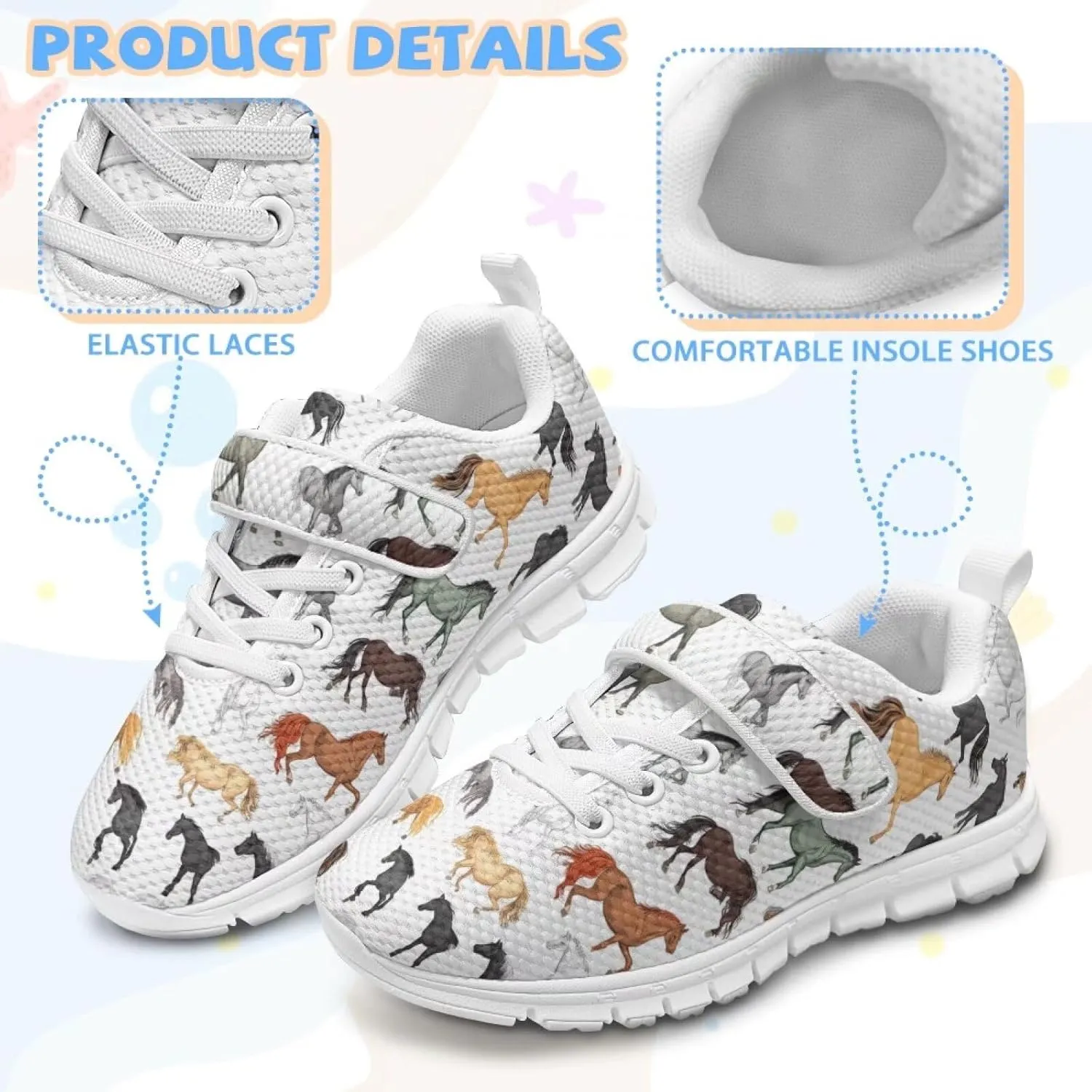 Kids Active Trainers Running Shoes for Girls Boys Sports Sneakers
