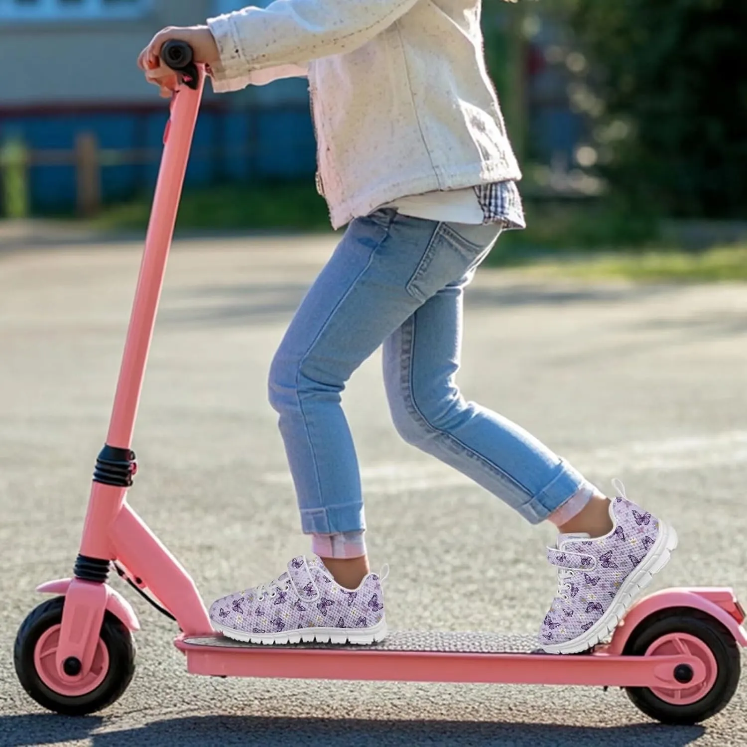 Kids Slip On Shoes Running Sneakers for Girls Boys