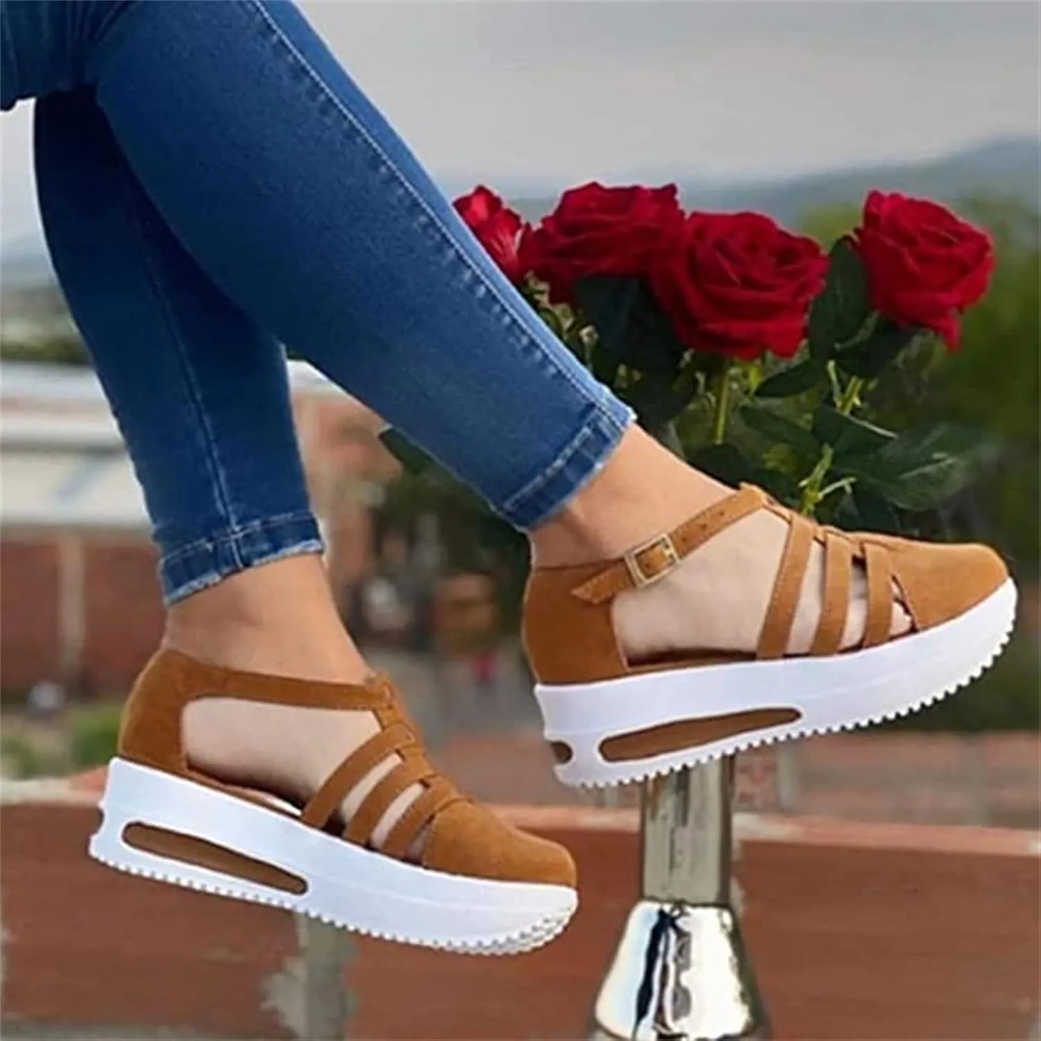 Ladmiple Sneakers For Women Slip On Wide Width Loafers Canvas Shoes Fashion Dressy Casual Summer Flats Walking Sneakers