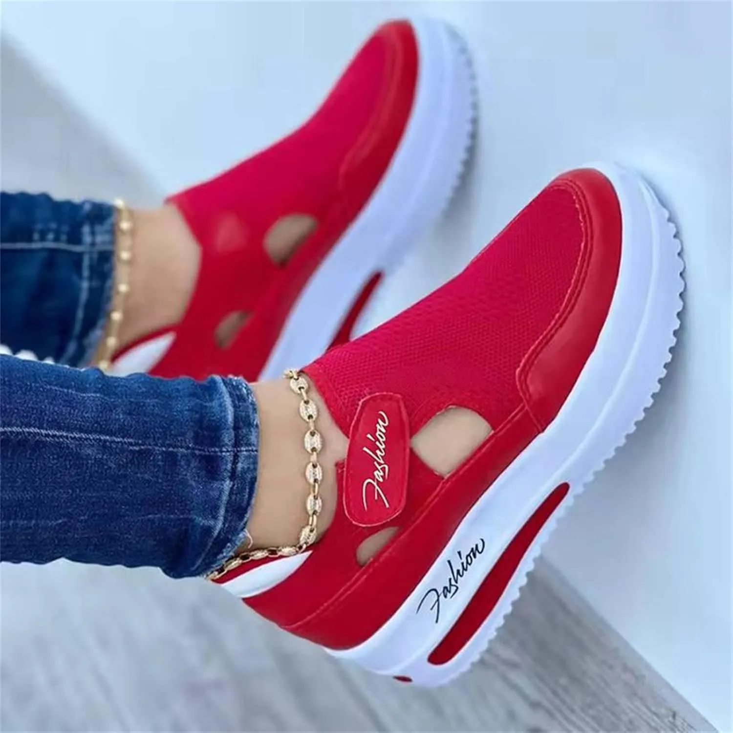 Lausiuoe Shoes For Women Flats Comfortable Dressy Canvas Low Top Sneaker Casual Fashion Slip On Comfort Walking Loafers