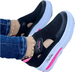 Lausiuoe Sneakers For Women Slip On Memory Foam Fashion Canvas Shoes Flat Shoes Casual Comfort Low Top Walking Loafers