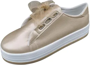 Lausiuoe Sneakers For Women Walking Shoes Comfortable Casual Fashion Lightweight Slip On Low Top Canvas Flat Loafers