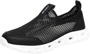 Men's Arch Support Shoes Fashion Hollow Mesh Breathable Sneakers Comfortable Sports Shoes Sneaker Rack for Men on Door