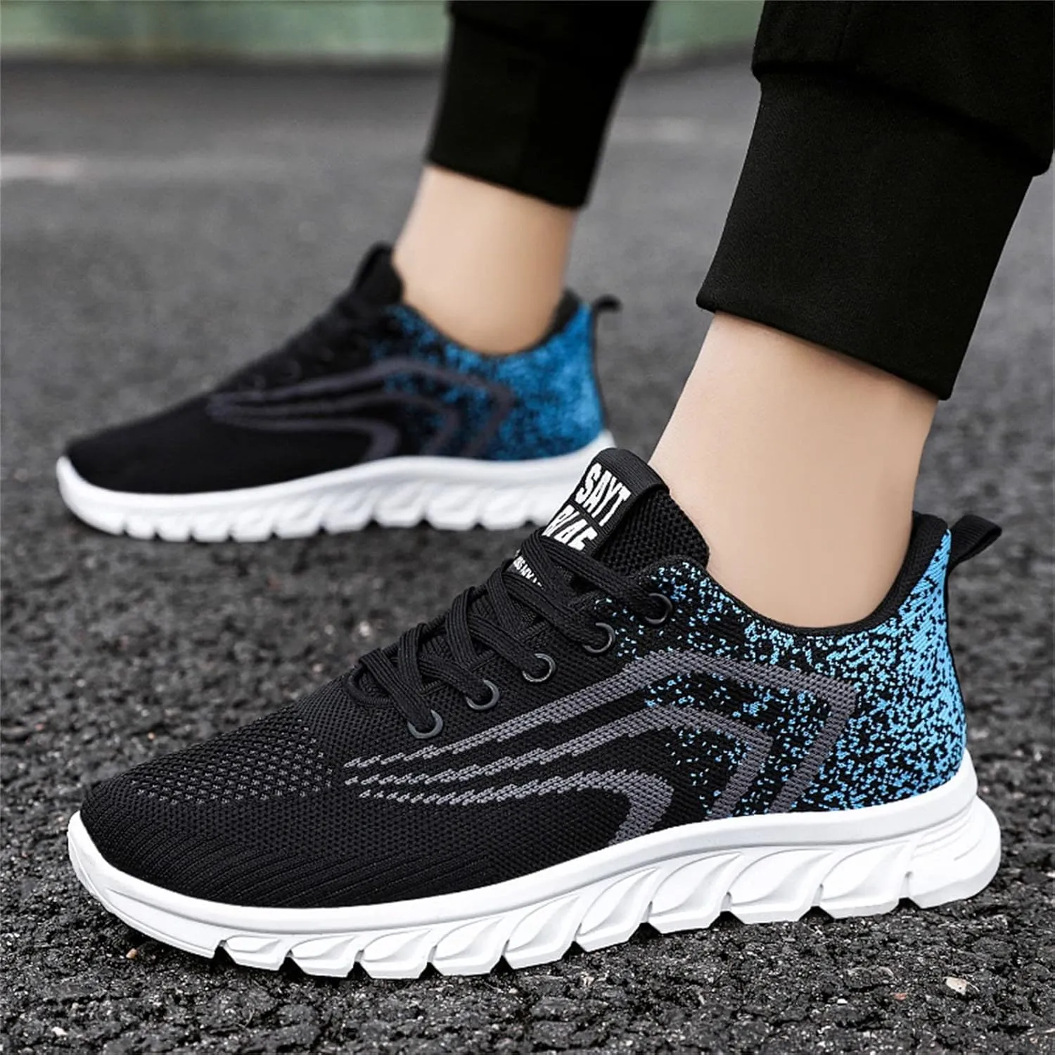 Mens Athletic Shoes Mens Slip on Shoes Sneaker for Men Tennis Shoe for Men Casual Mesh Sneaker