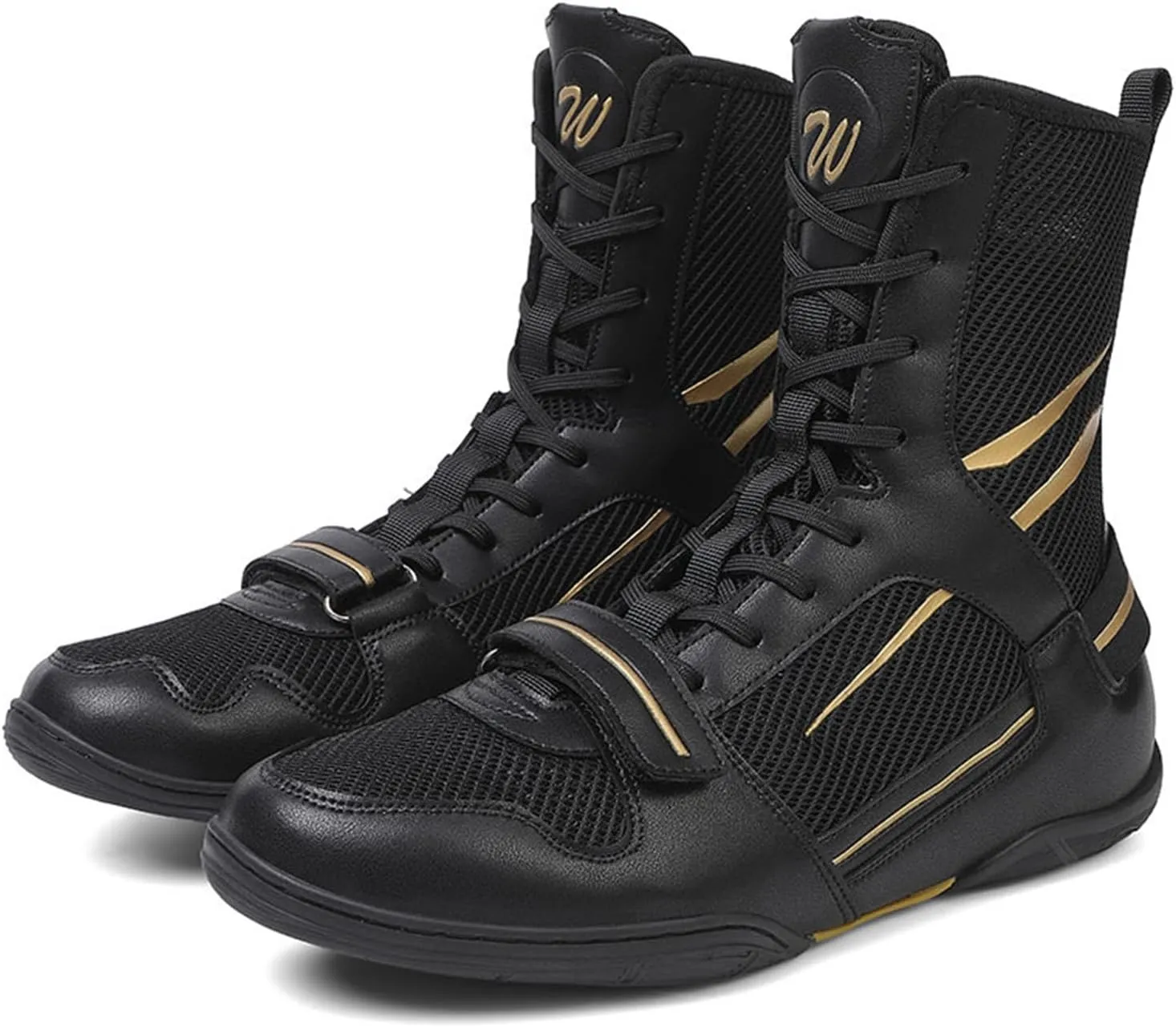 Men’s Boxing Shoes Professional Wrestling Shoes Breathable Lightweight Training Shoes