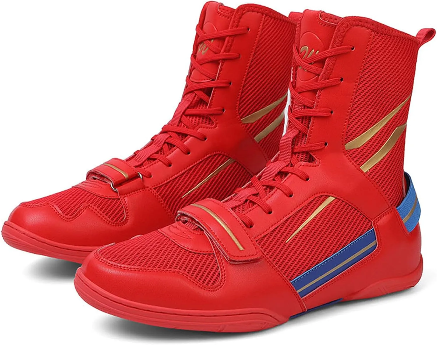 Men’s Boxing Shoes Professional Wrestling Shoes Breathable Lightweight Training Shoes