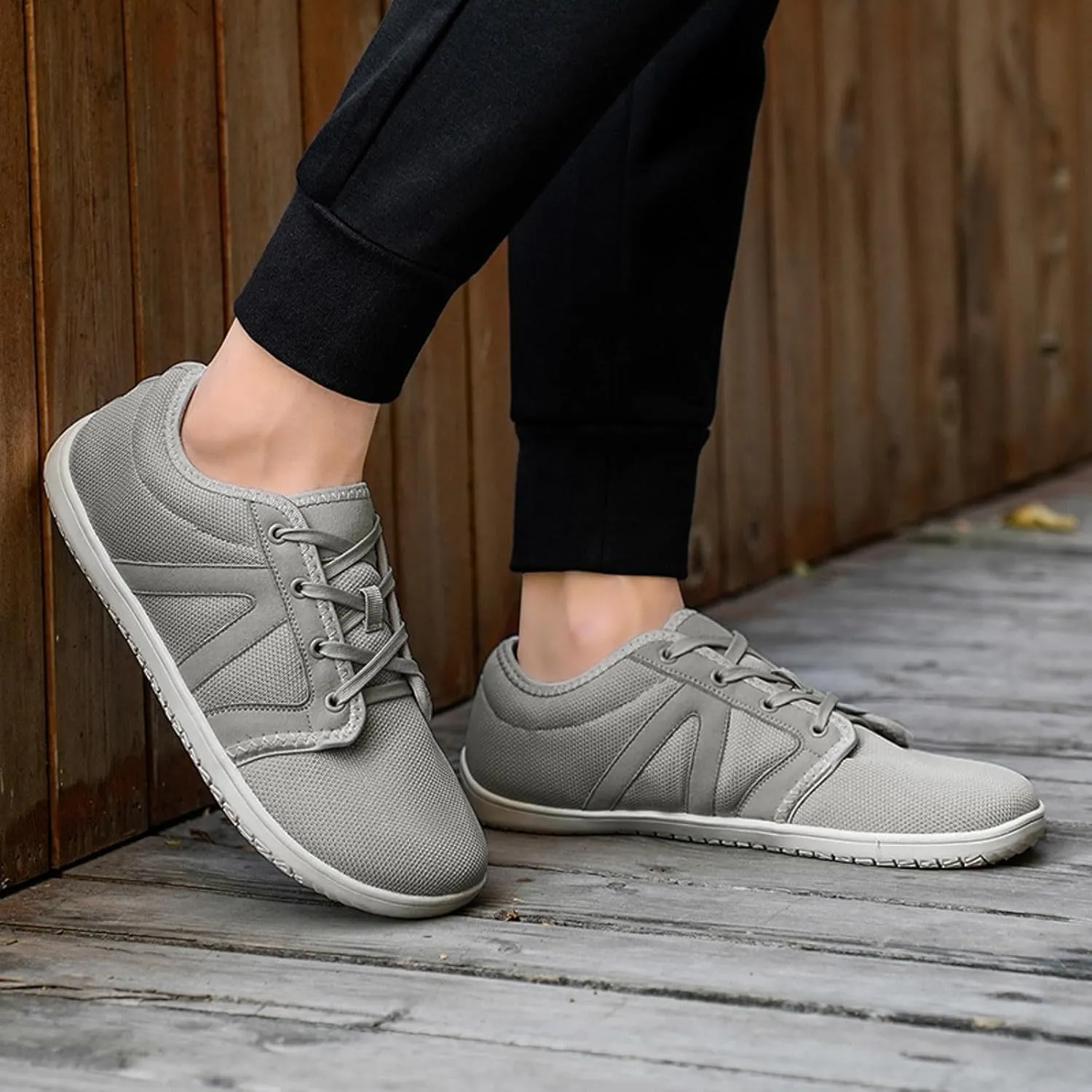 Men's Classic Casual Jogging Sneakers Lace Up Lightweight Breathable Fashion Sneaker Wide Walking Shoes for Men