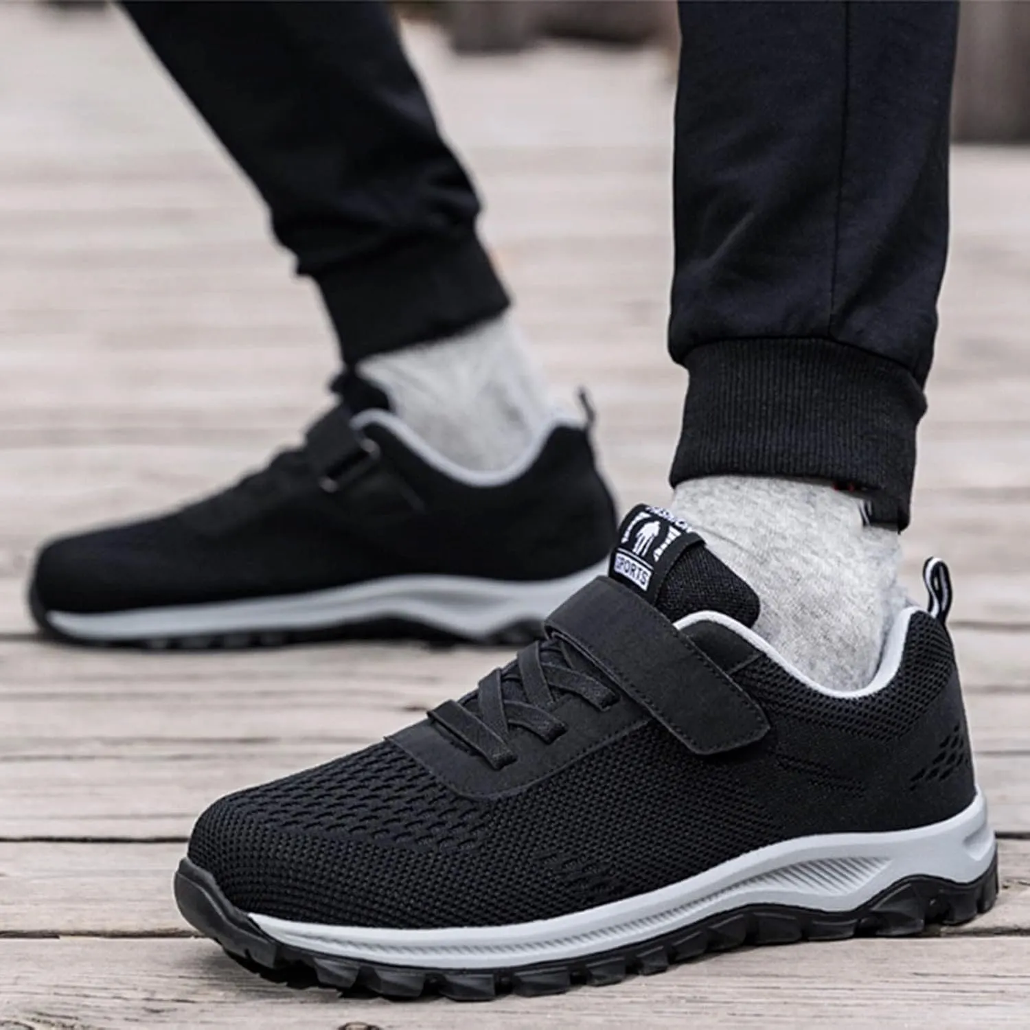Men's Minimalist Barefoot Shoes Comfortable Breathable Lightweight Tennis Shoe Men's Arch Support Insole Shoes