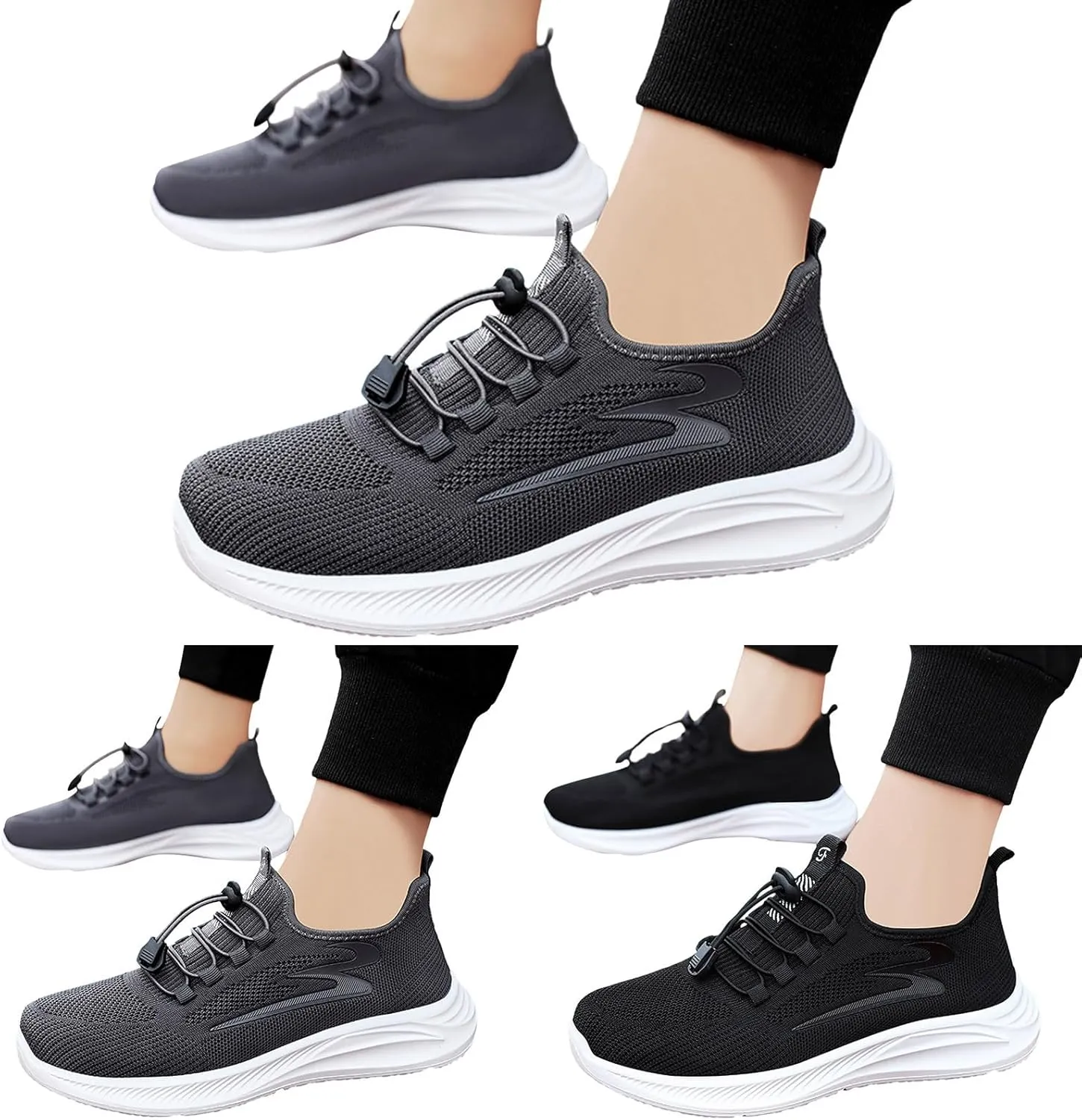 Men's Shoes Mens Athletic Shoes Slip on Shoe for Men Tennis Shoe for Men Athletic Gym Mesh Sneaker