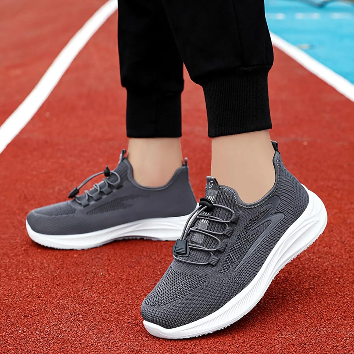 Men's Shoes Mens Athletic Shoes Slip on Shoe for Men Tennis Shoe for Men Athletic Gym Mesh Sneaker