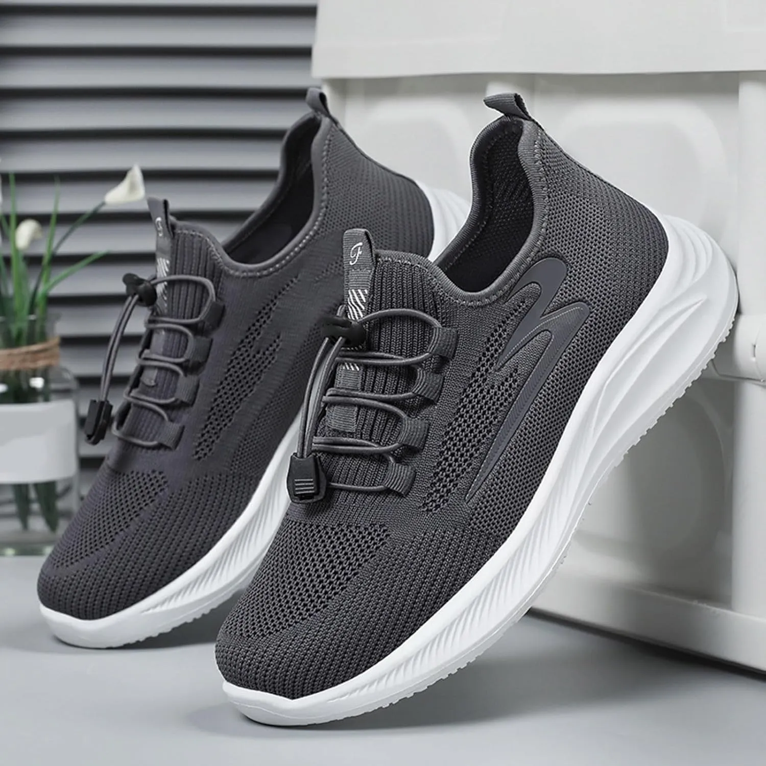 Men's Shoes Mens Athletic Shoes Slip on Shoe for Men Tennis Shoe for Men Athletic Gym Mesh Sneaker