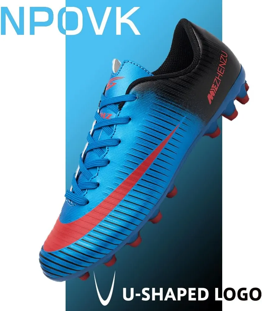 Men's Soccer Training Shoes Kids Youth Outdoor Field Turf Soccer Cleats