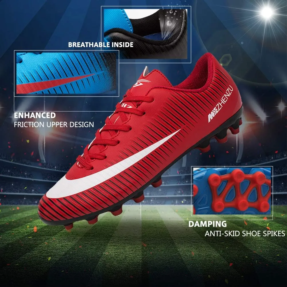 Men's Soccer Training Shoes Kids Youth Outdoor Field Turf Soccer Cleats