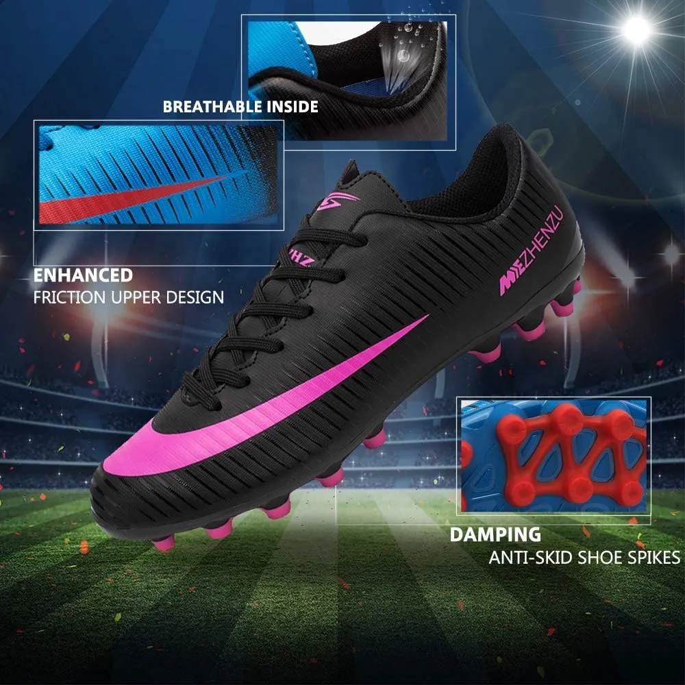Men's Soccer Training Shoes Kids Youth Outdoor Field Turf Soccer Cleats