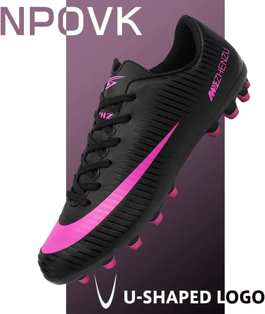 Men's Soccer Training Shoes Kids Youth Outdoor Field Turf Soccer Cleats