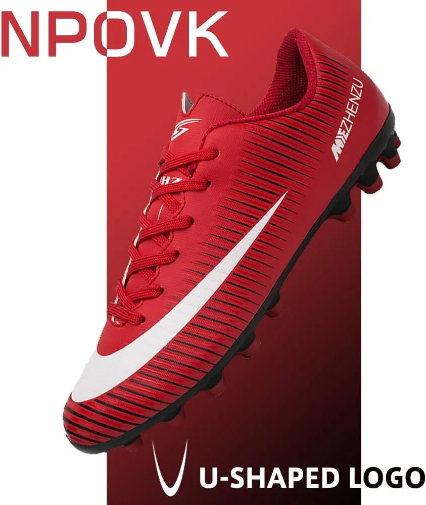 Men's Soccer Training Shoes Kids Youth Outdoor Field Turf Soccer Cleats