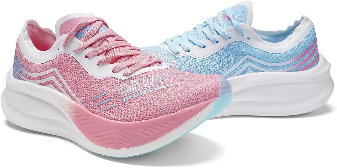New Carbon Plate Running Shoes for Men Breathable Cushioning Sports Non-Slip PB Lightweight Rebound Road Sneakers