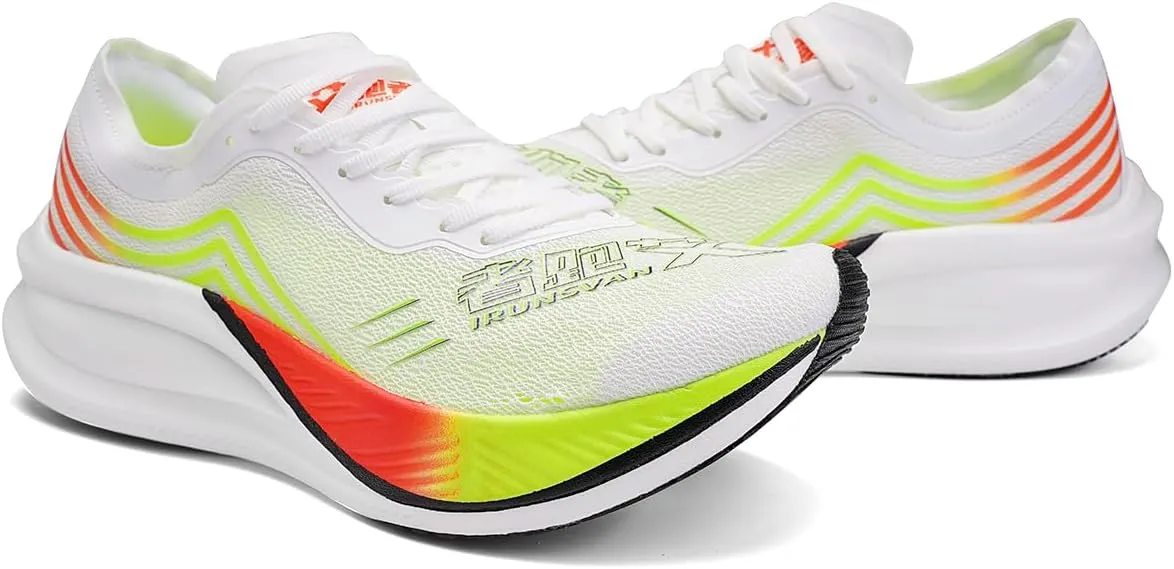 New Carbon Plate Running Shoes for Men Breathable Cushioning Sports Non-Slip PB Lightweight Rebound Road Sneakers