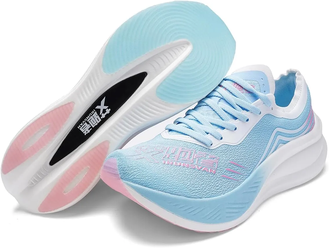 New Carbon Plate Running Shoes for Men Breathable Cushioning Sports Non-Slip PB Lightweight Rebound Road Sneakers