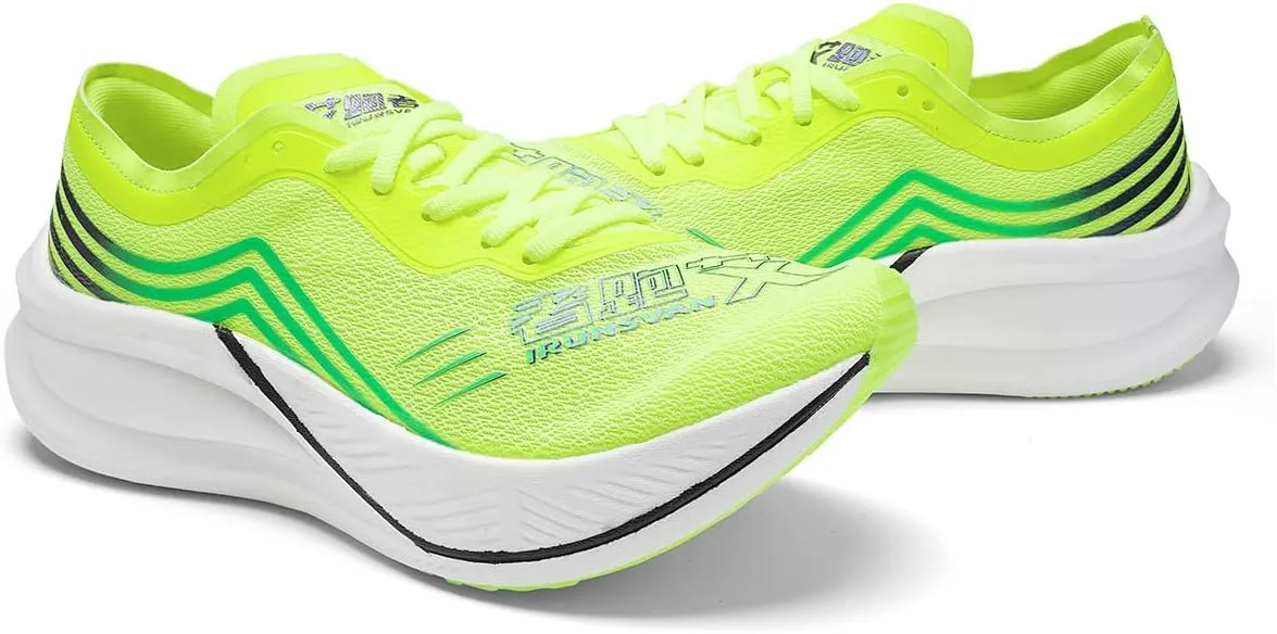 New Carbon Plate Running Shoes for Men Breathable Cushioning Sports Non-Slip PB Lightweight Rebound Road Sneakers